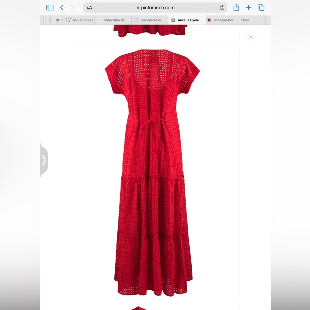 Johnny Was Aurelia Eyelet Dress